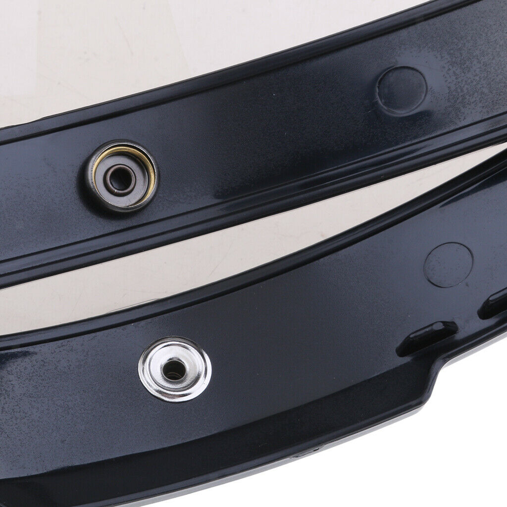 Universal Motorcycle 3-Snap Helmet Visor Shield Flip Up Down Lens Color#2