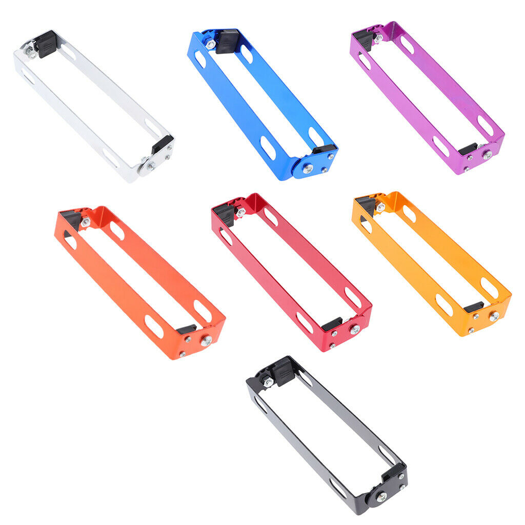 Adjustable  Motorcycle License Plate Frame for Electric Scooters Yellow