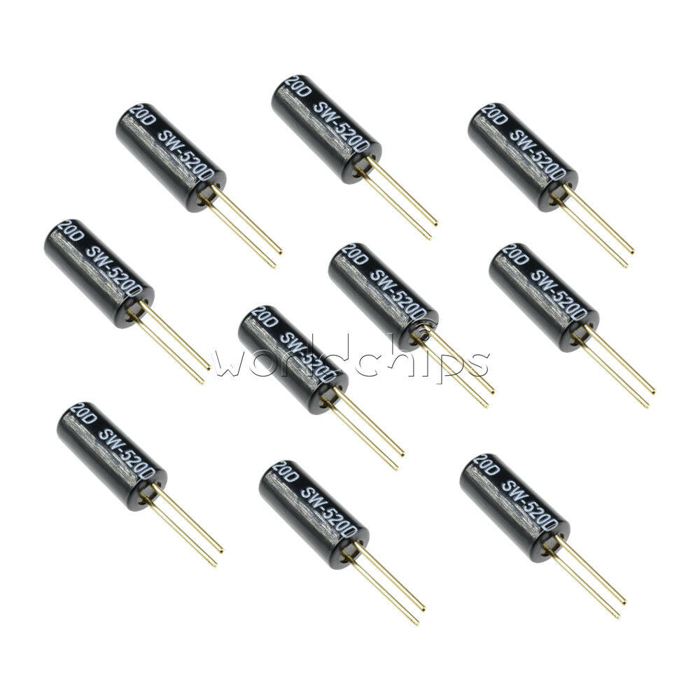 10PCS Lot SW-520D Vibration Sensor Metal Ball Tilt Shaking Position Switches