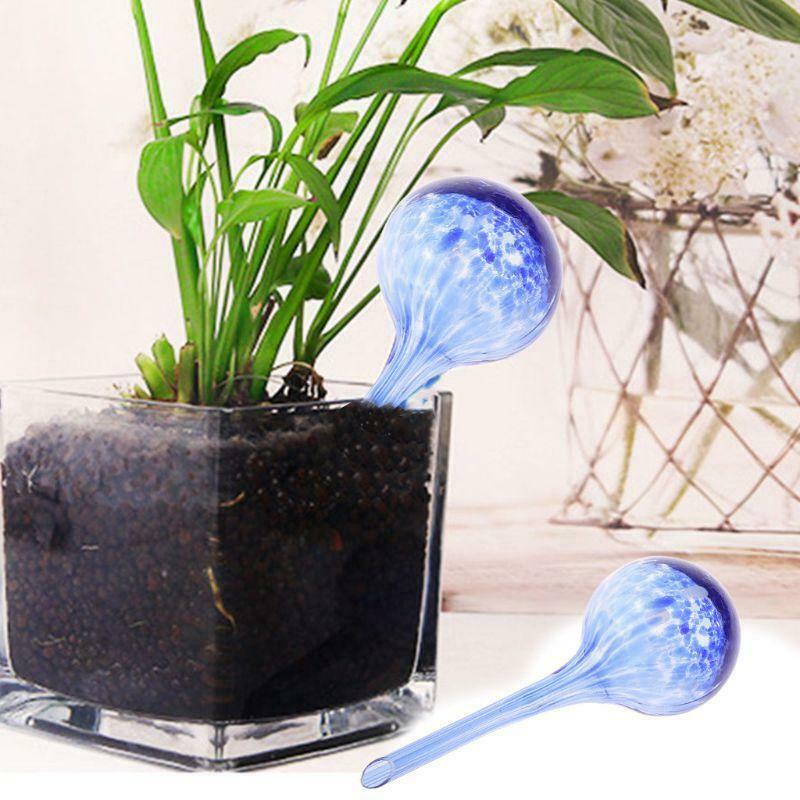Hydro Globes Mini Automatic Watering Bulbs, 2 Piece Deluxe Set