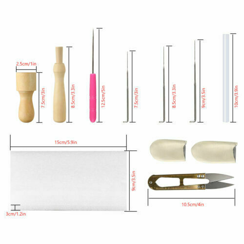 Needle Felting Starter Set Kit Wool Felt Tools Mat DIY Hand Craft Making Supply