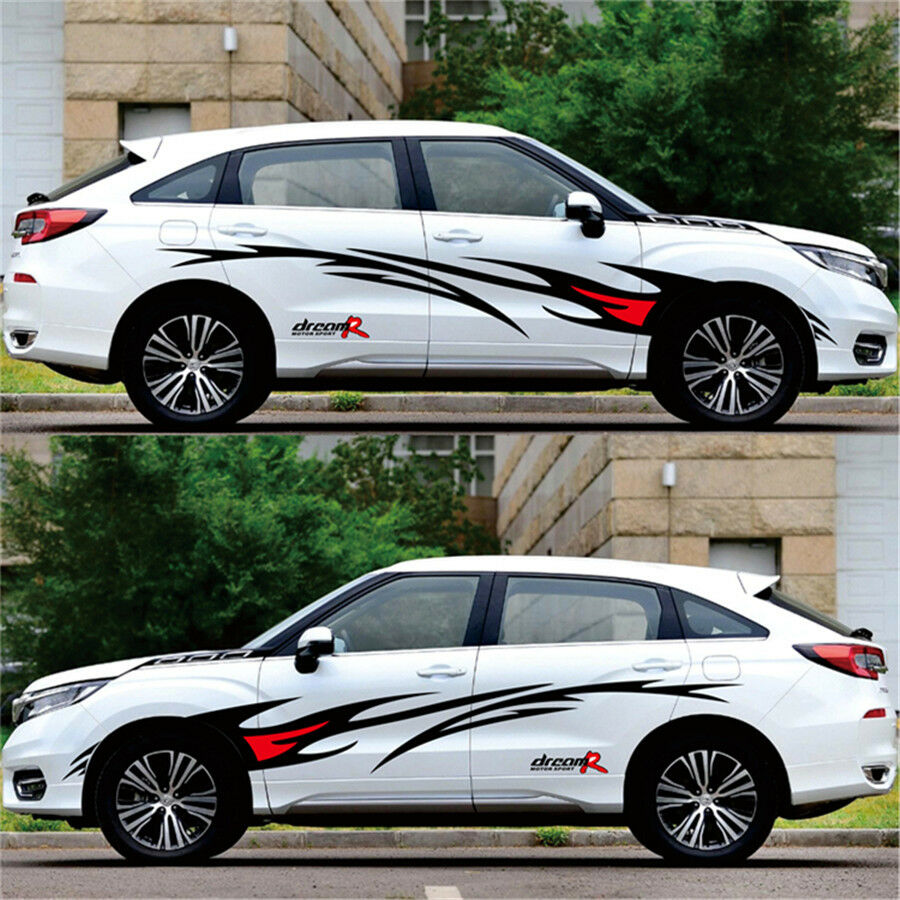 Car styling Flame Graphics design automobile accessories Car body decor Decals
