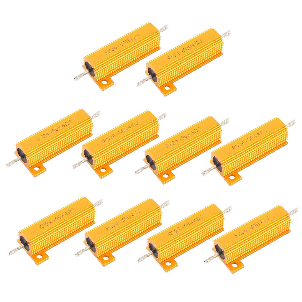 10 Pieces 50W Aluminium Clad Power