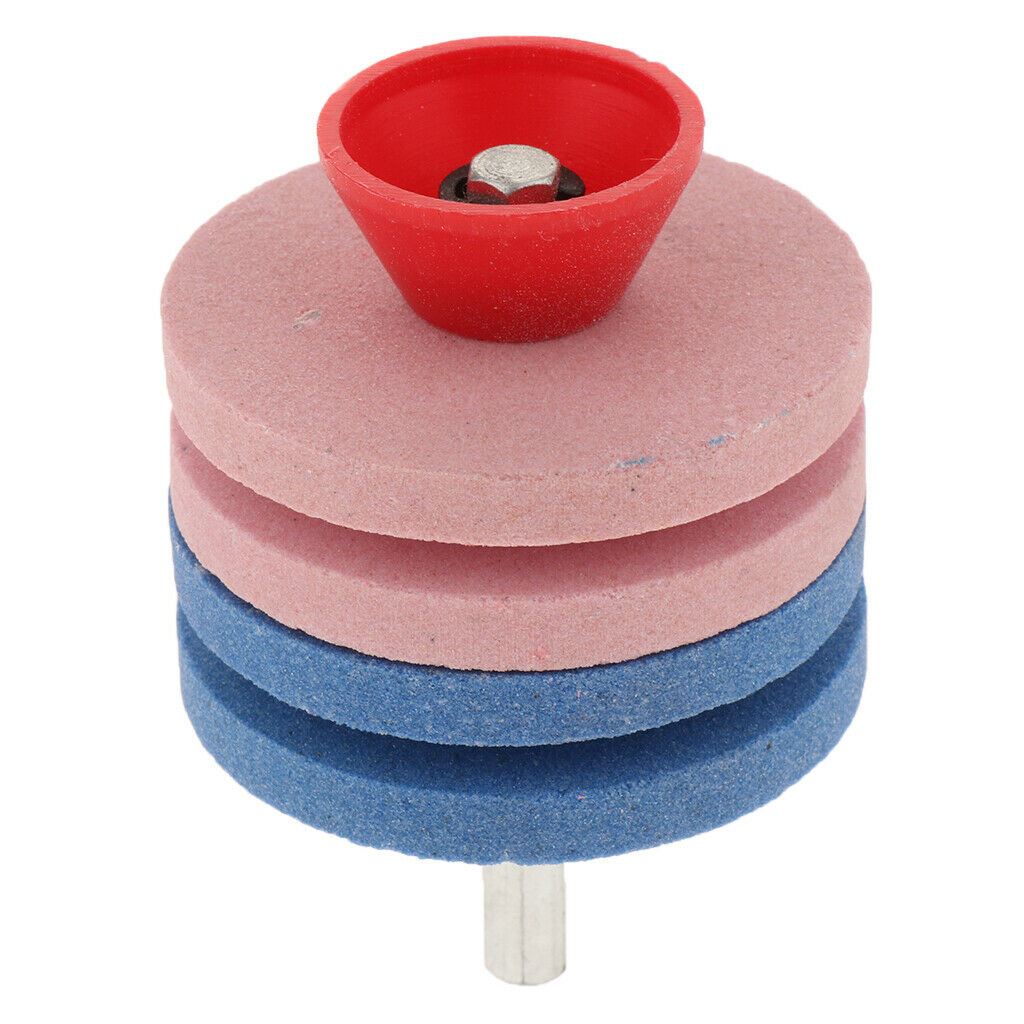 Lawn Mower Blade Balancer & Lawn Mower Blade Sharpener Kit - 57x82x7mm