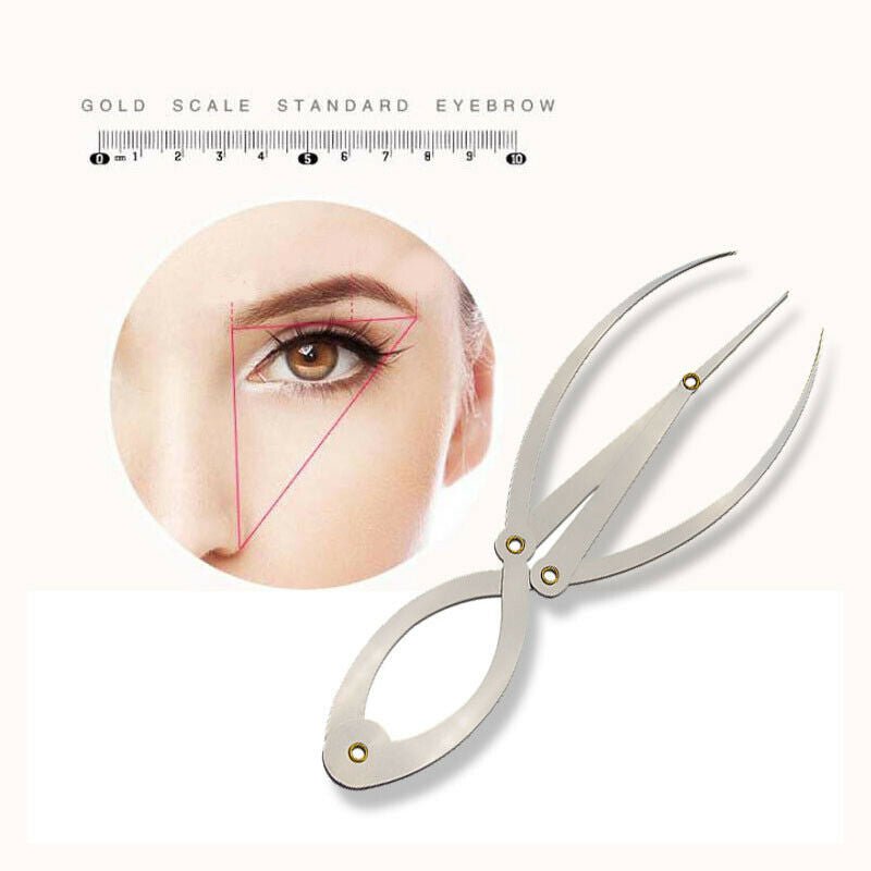 Golden Ratio Measure Microblading Ruler Permanent Makeup Eyebrow Tattoo StenBDA