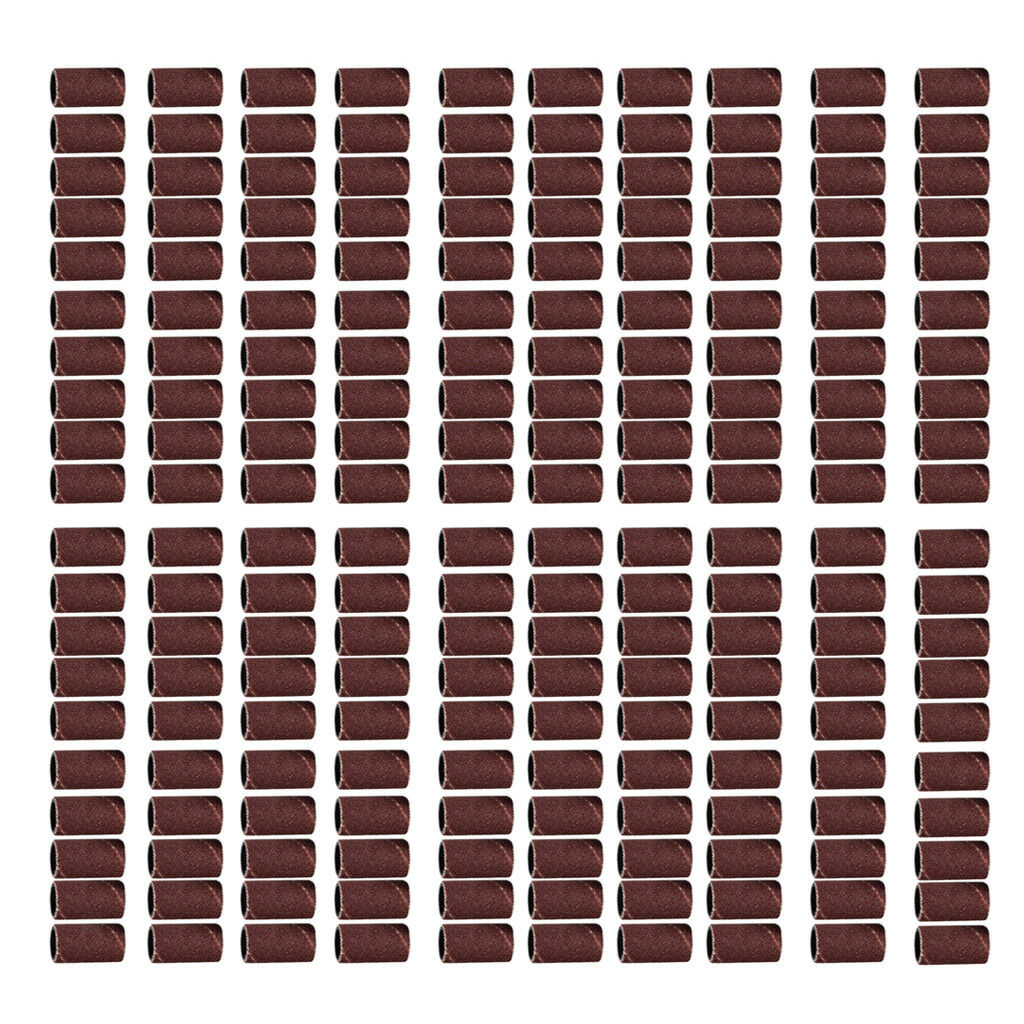 Sanding Bands Replacement for Nail Art Drill Bits - 100 Pieces, 180 Grit