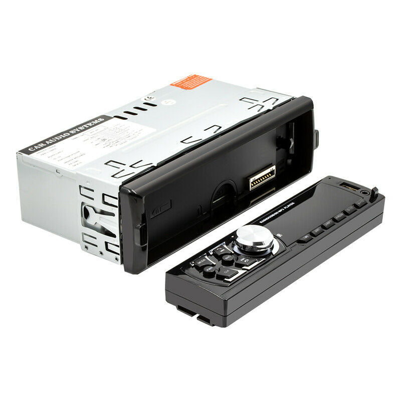 12V Universal Detachable Panel Car Bluetooth Radio FM USB MP3 Player RCA Output