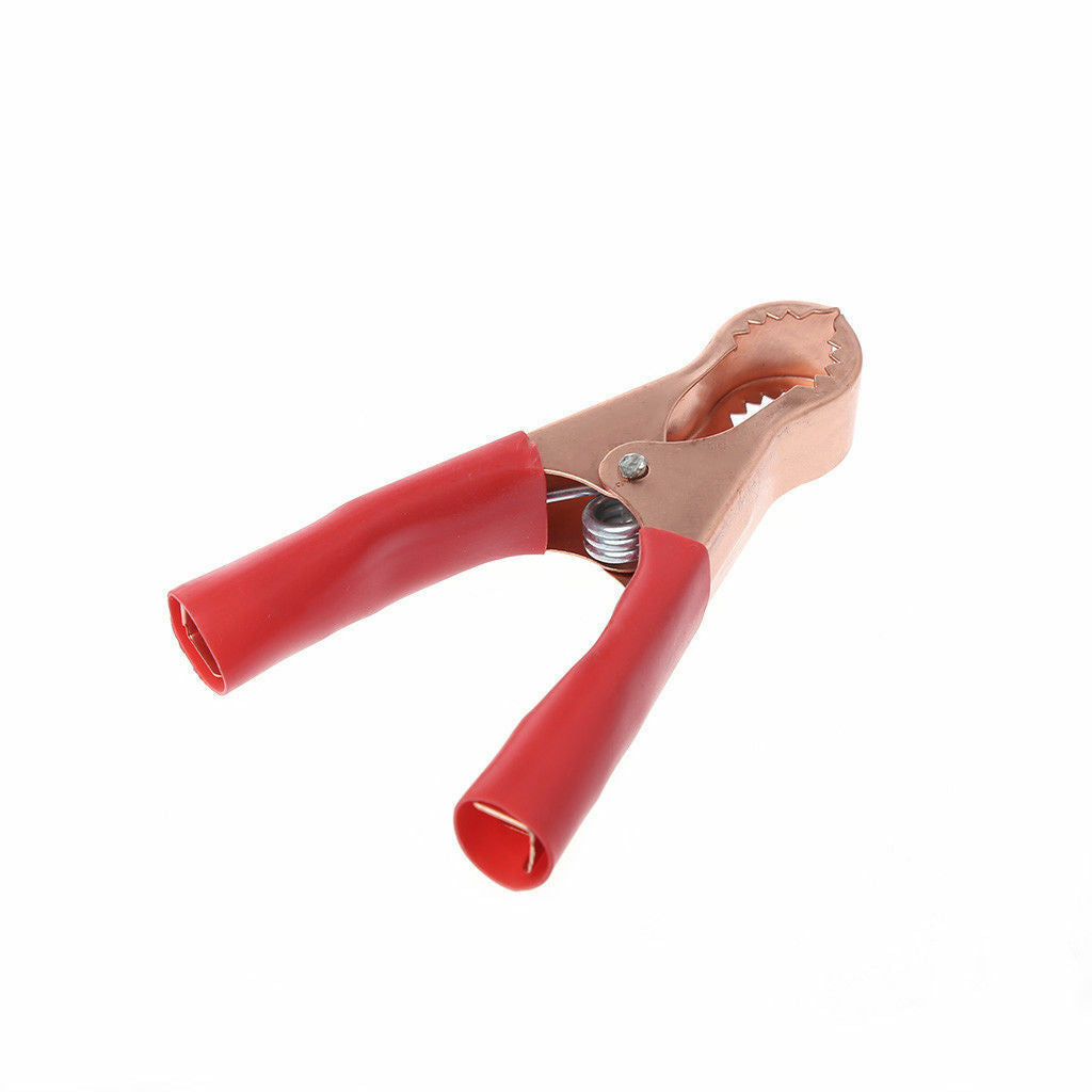 8Pcs 50A Car Insulated Alligator Clips Battery Clamps Crocodile Clip Red+Black