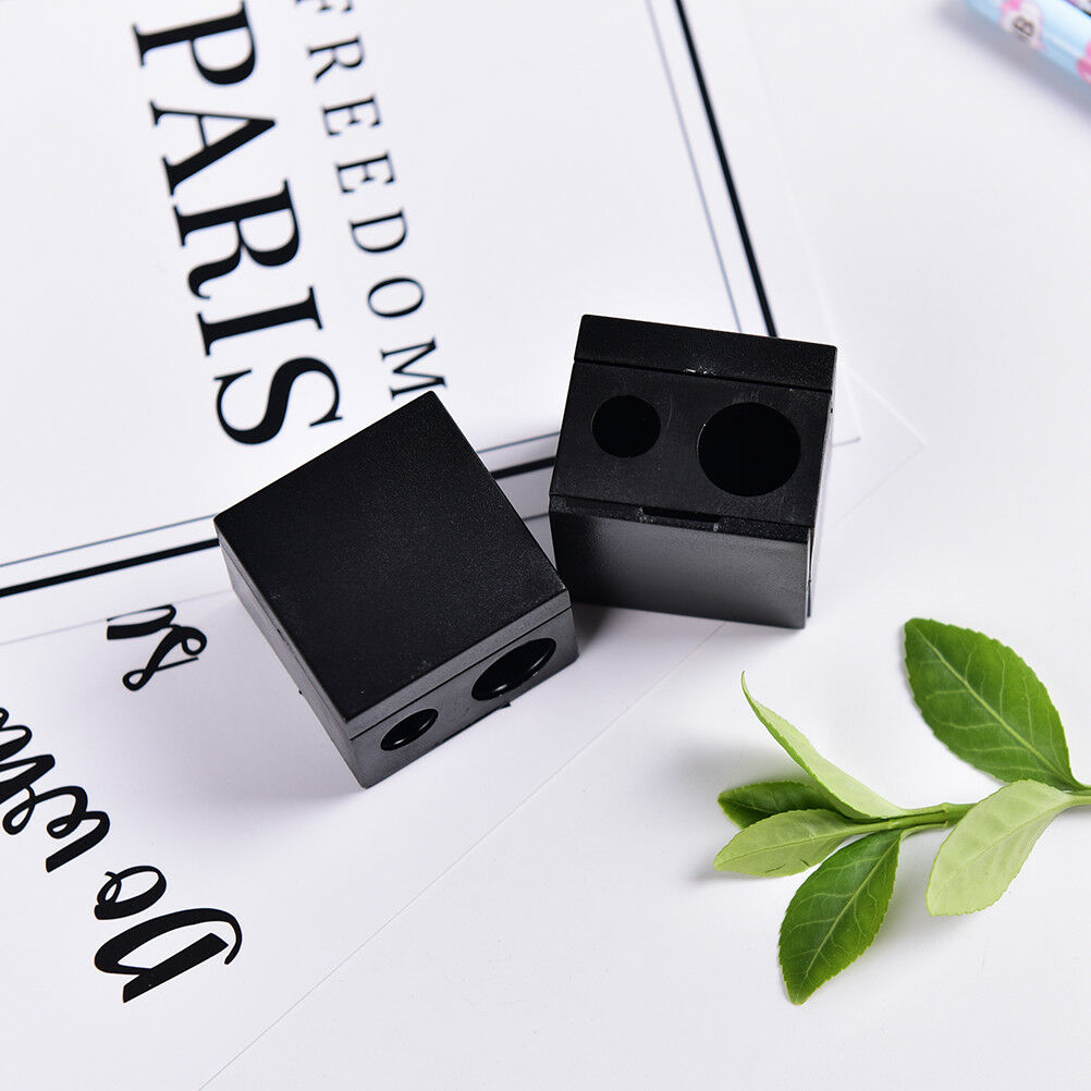 New Precision Cosmetic Pencil 2 Holes Sharpener for Eyebrow Lip Liner Eyel.l8