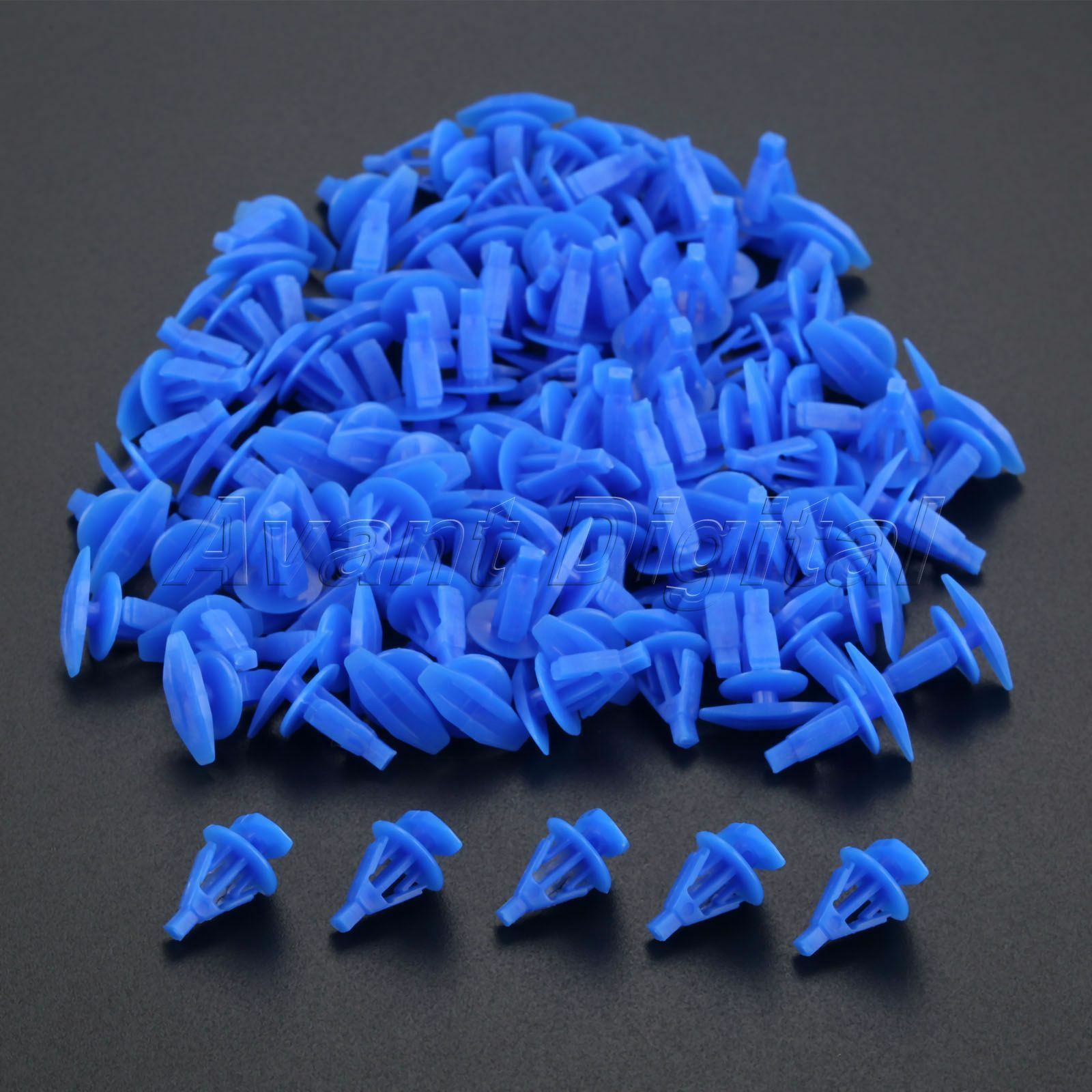 Fit For Auto Car Fasteners Retainer Clips for fit Hyundai Kia  Mazda 100pcs