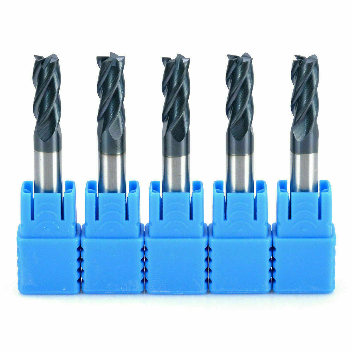 5P 8mm Shank 4 Flute Tungsten Carbide End Mill CNC Drill Bit Milling Cutter Tool