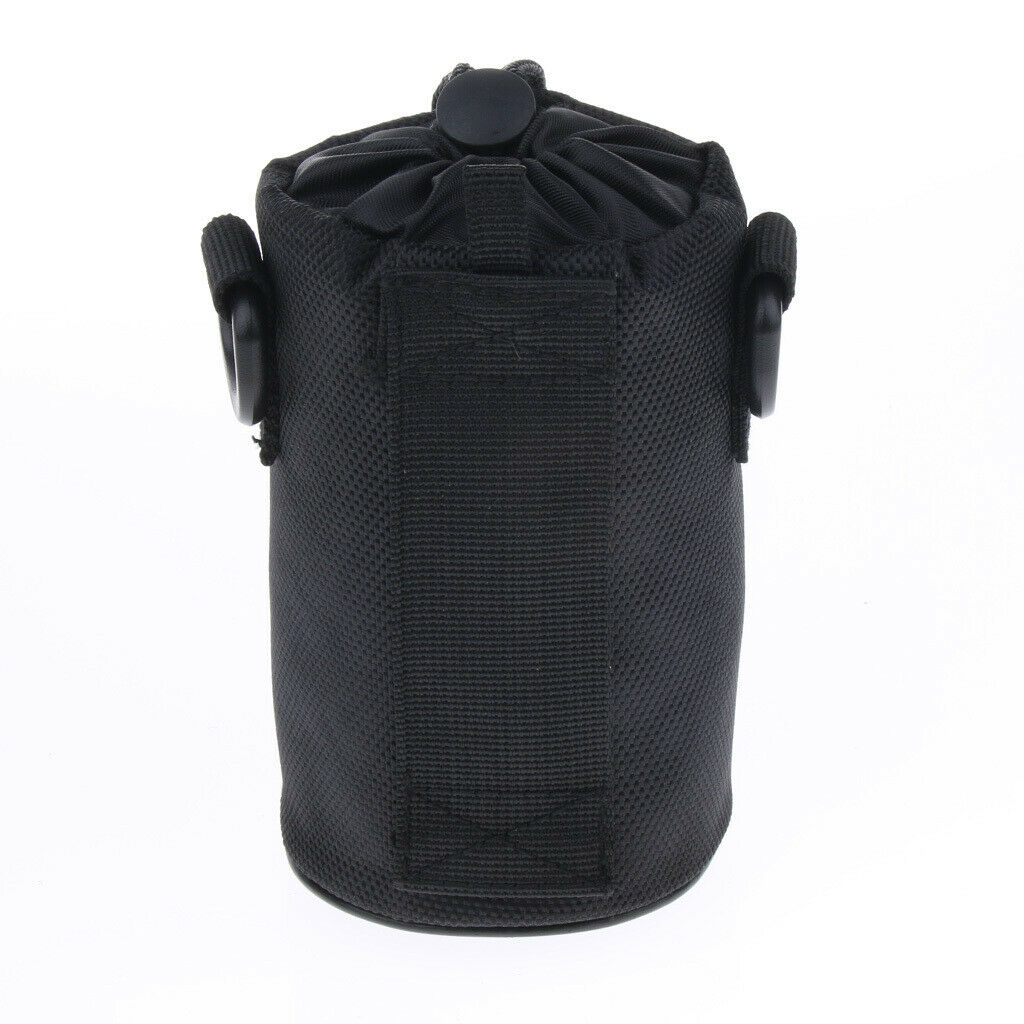 Oxford Sports Water Bottle Sleeve Holder Bag Shoulder Strap Pouch 7.5x15cm