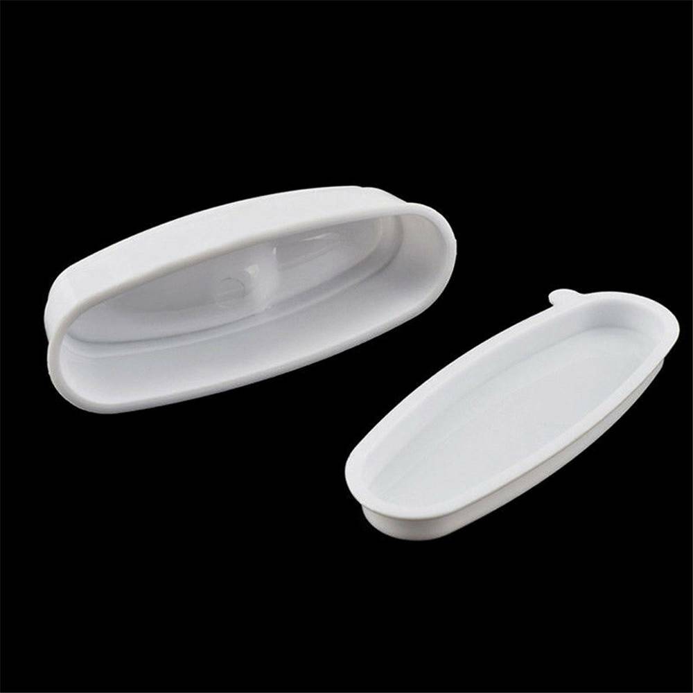 White Nail Dipping Powder French Tray Manicure Mould Nail Dip Container Salon