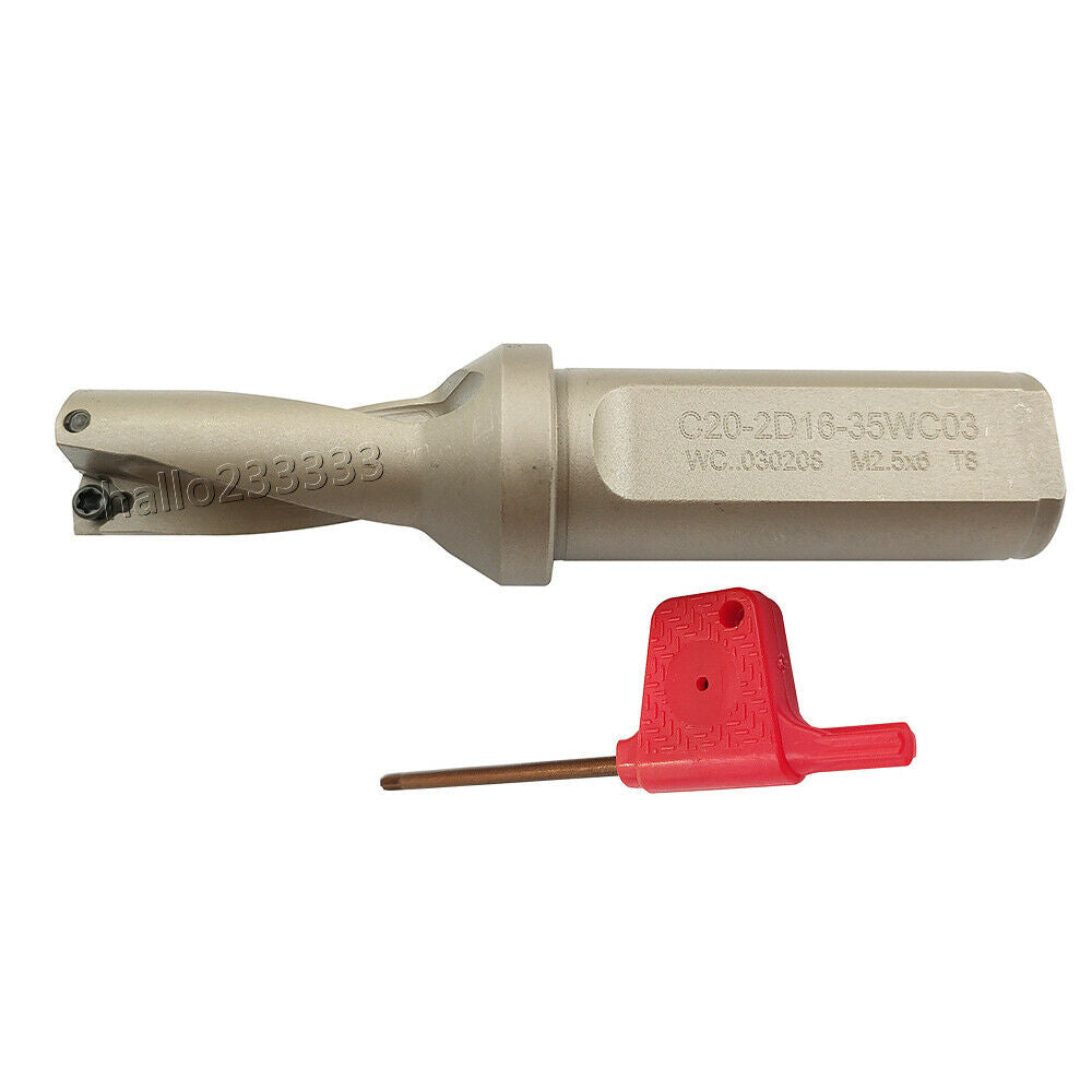 WC-16-2D-C20 U drill indexable drill C20-2D Φ16mm WPD16-20-2D For WCMT03