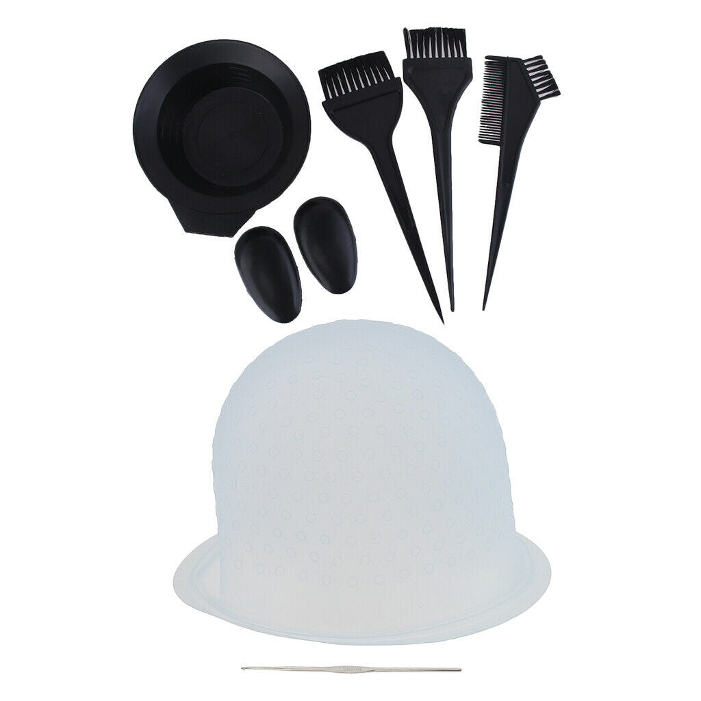 Hair Coloring Dyeing Kit Hair Dye DIY Tool, Tinting Brushes Dual Sides Comb
