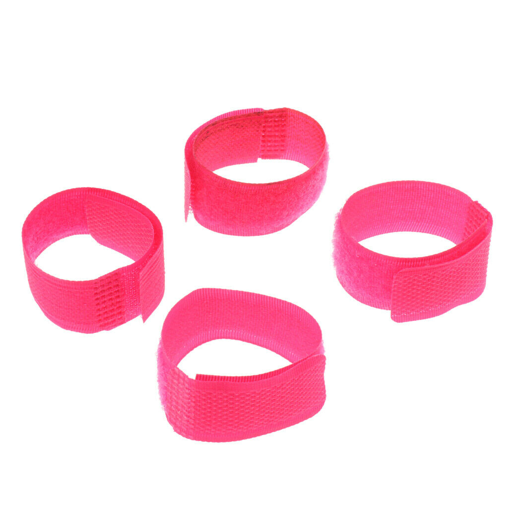 4 pack of Self-Attaching Reusable Cable Tie Fastening Tape Reusable Strap Wire