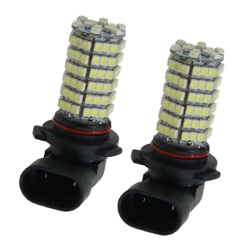 2X 9006/HB4 120SMD 6000K High Power LED Fog Driving Light Turn Signal Lamps