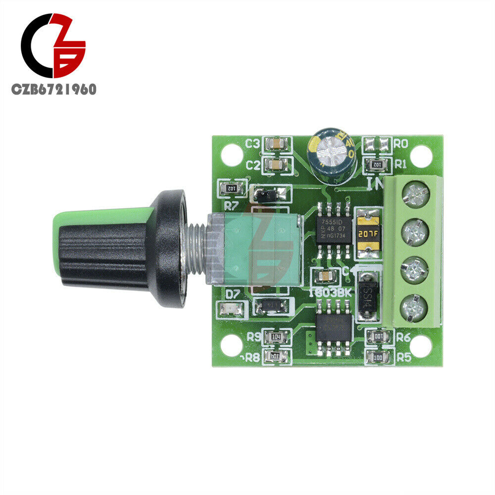 5X 1.8V-15V DC 2A Motor Speed Switch Controller PWM 1803BK+self-recovery Fuse