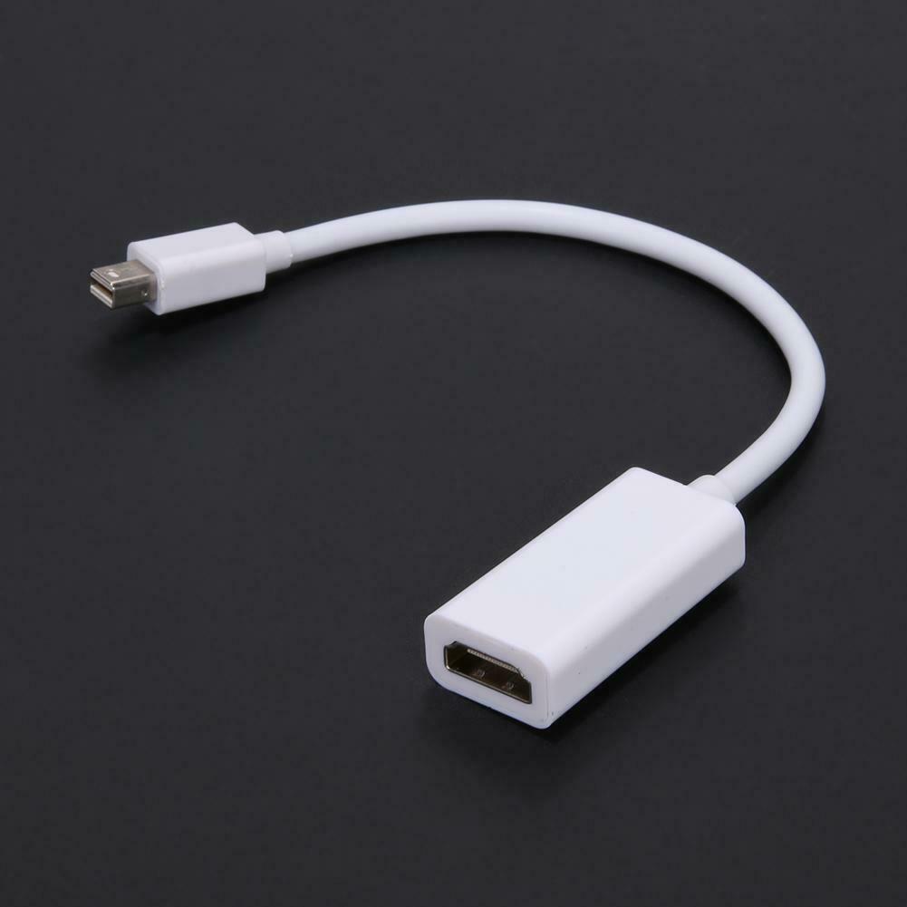 Mini Displayport Male to HDMI-compatible Female 1080P Video Converter Adapt @