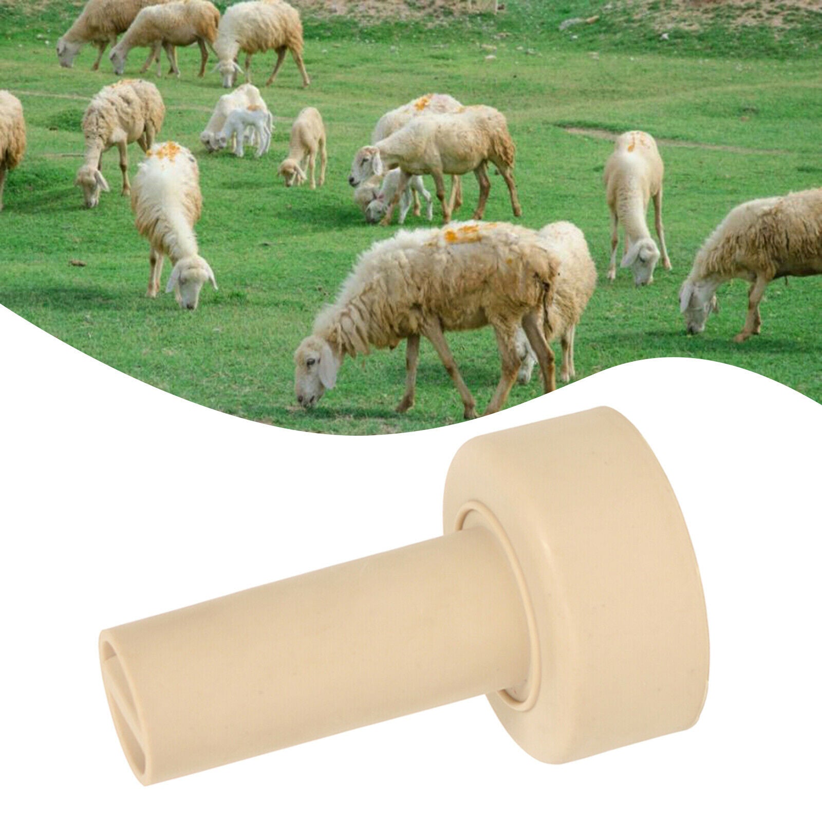 Rubber Livestock Nipple Milk Nipple for Cattle Goat Pony Livestock 9.5x5.9cm