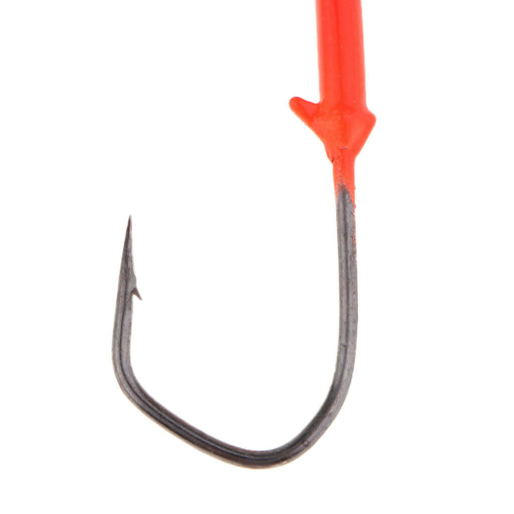 5pcs Fishhooks Lead Jig Head Hook Carbon Steel Jig Fishing Baits 21g/6cm