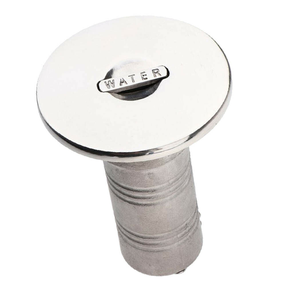 Marine Boat Water Fuel Deck Filler Keyless Lift   Stainless Steel - 50mm