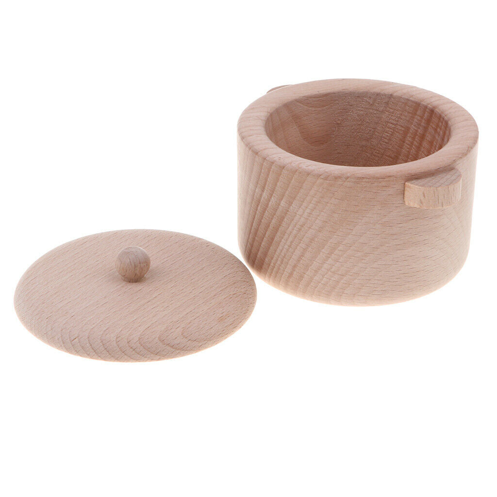Pretend Play Wooden Chopping Board Cutter Saucepan Kitchenware Child Fancy