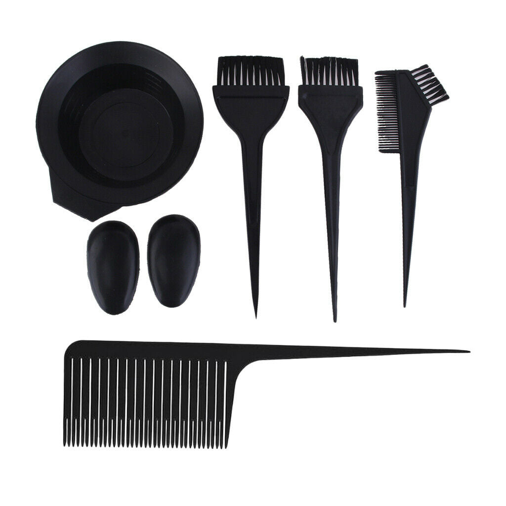 Professional Hair Color Bowl Comb Brush Ear Protect Covers Weave Comb Tools