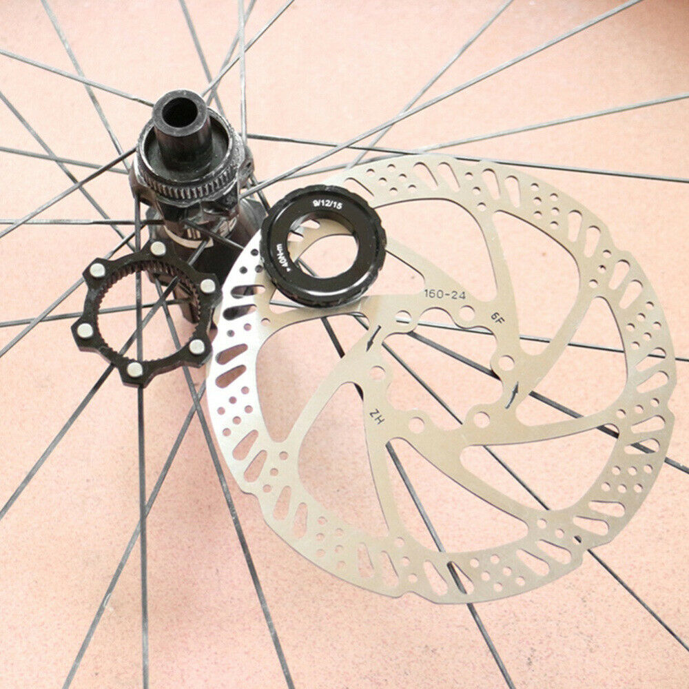 Bicycle Center Lock Adapter to 6 Bolt Disc Brake Boost Hub Spacer Bike Part