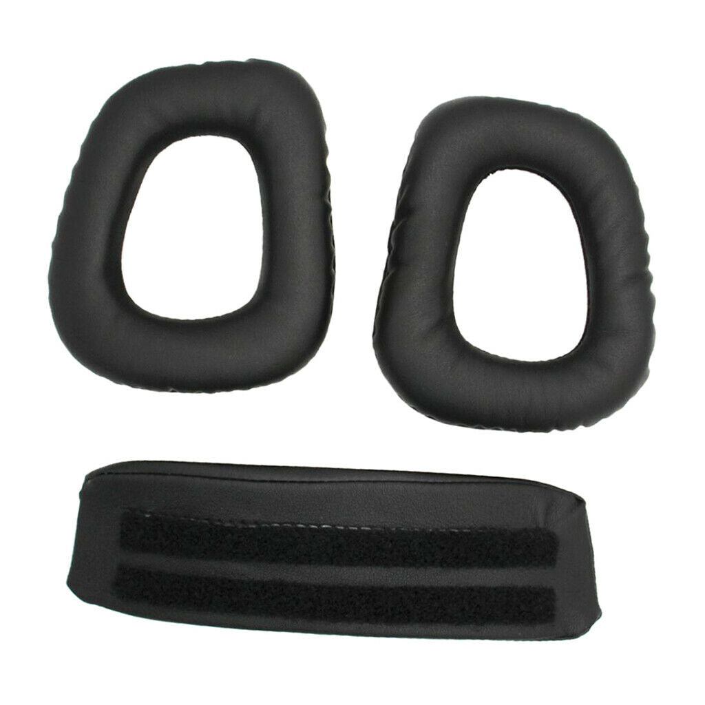 Headphones Headband Beam Ear Pads Cushions Covers Protector For Logitech G35
