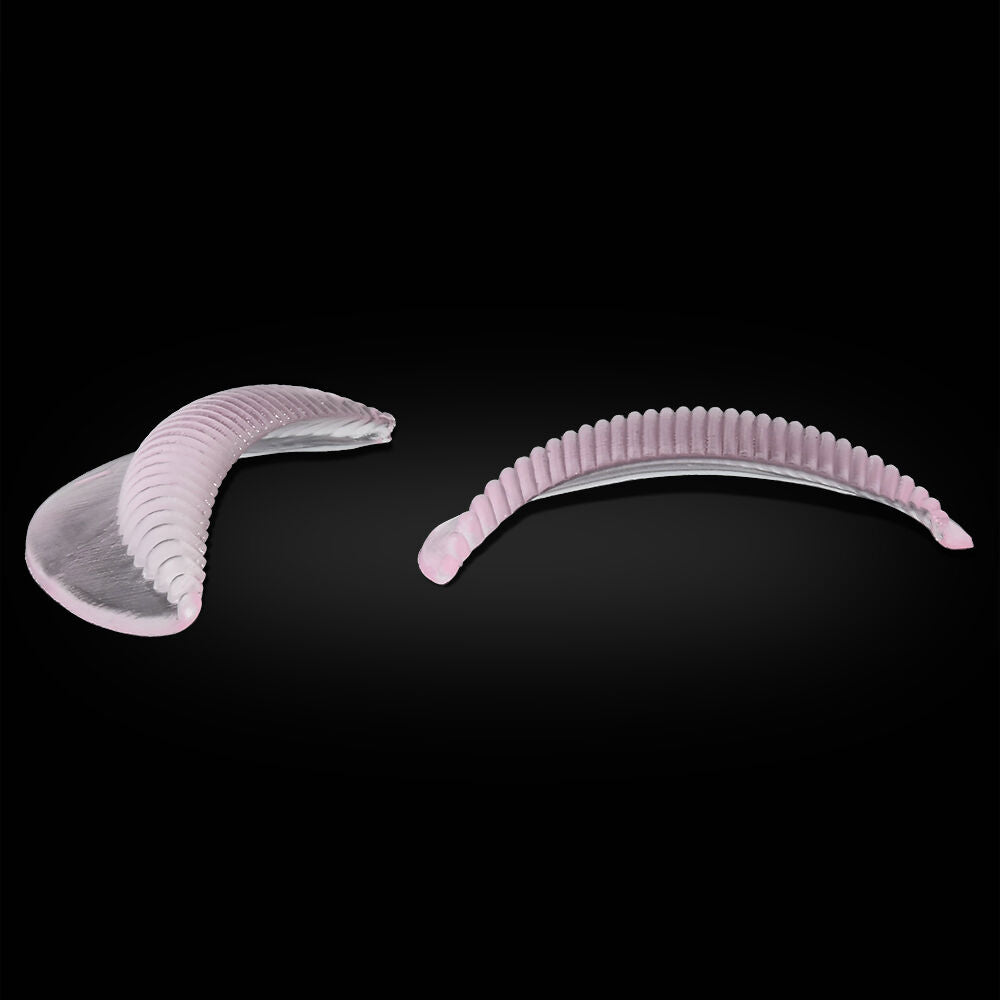 10Pcs Eyelash Perming Lift Silicone Curler Pads Shield Rods Embedded Ridges Â·