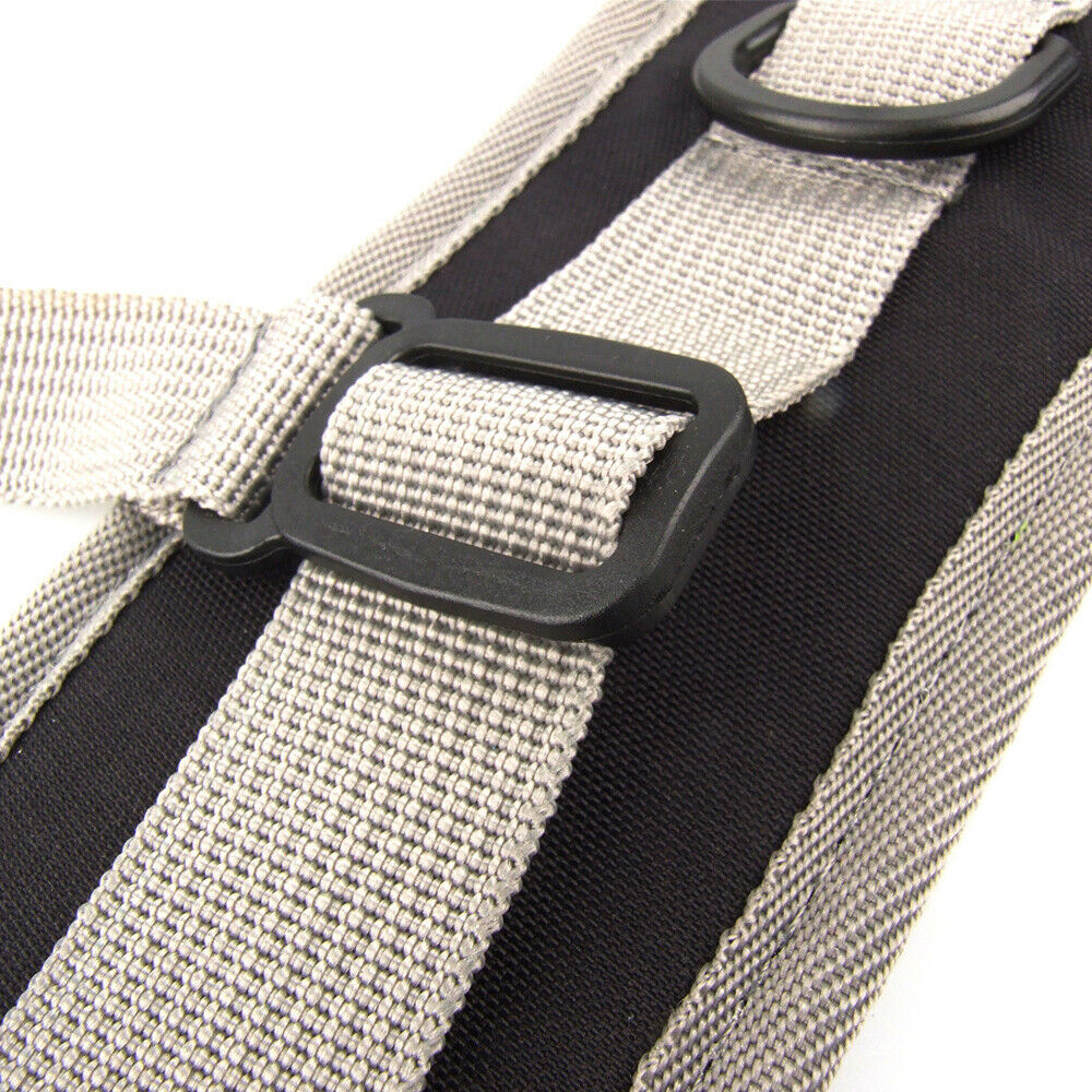 1 Pair of Backpack Rucksack Shoulder Strap Belt Cushions Pad with Buckle Black