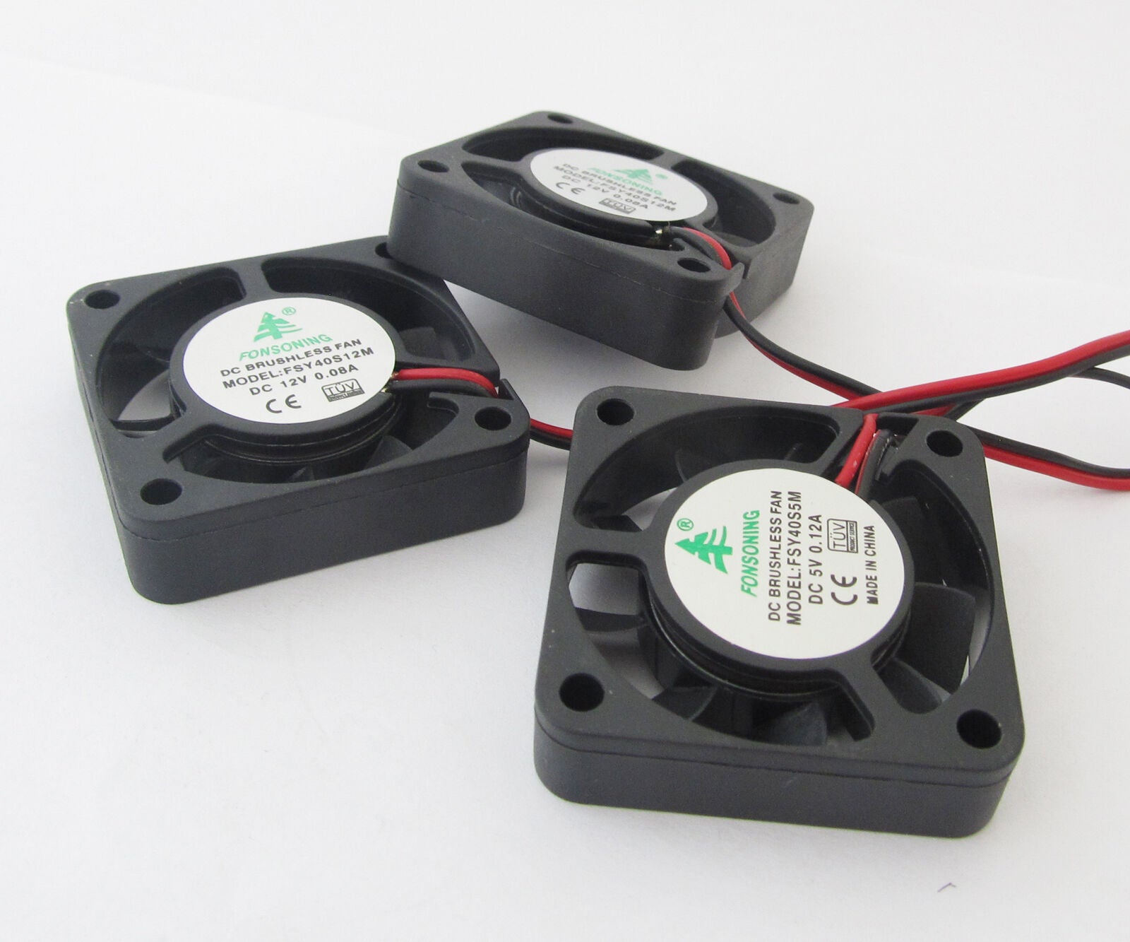 10pcs 40x40x10mm 40mm 4010 5V 2pin 2.54Connector Brushless DC Cooling Fan