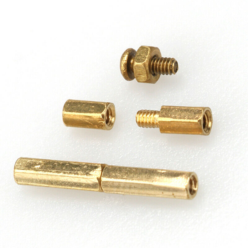 320PCS Hexagon Copper Column Copper Nail I Column Hollow Column Bolt M2 Nuts Box