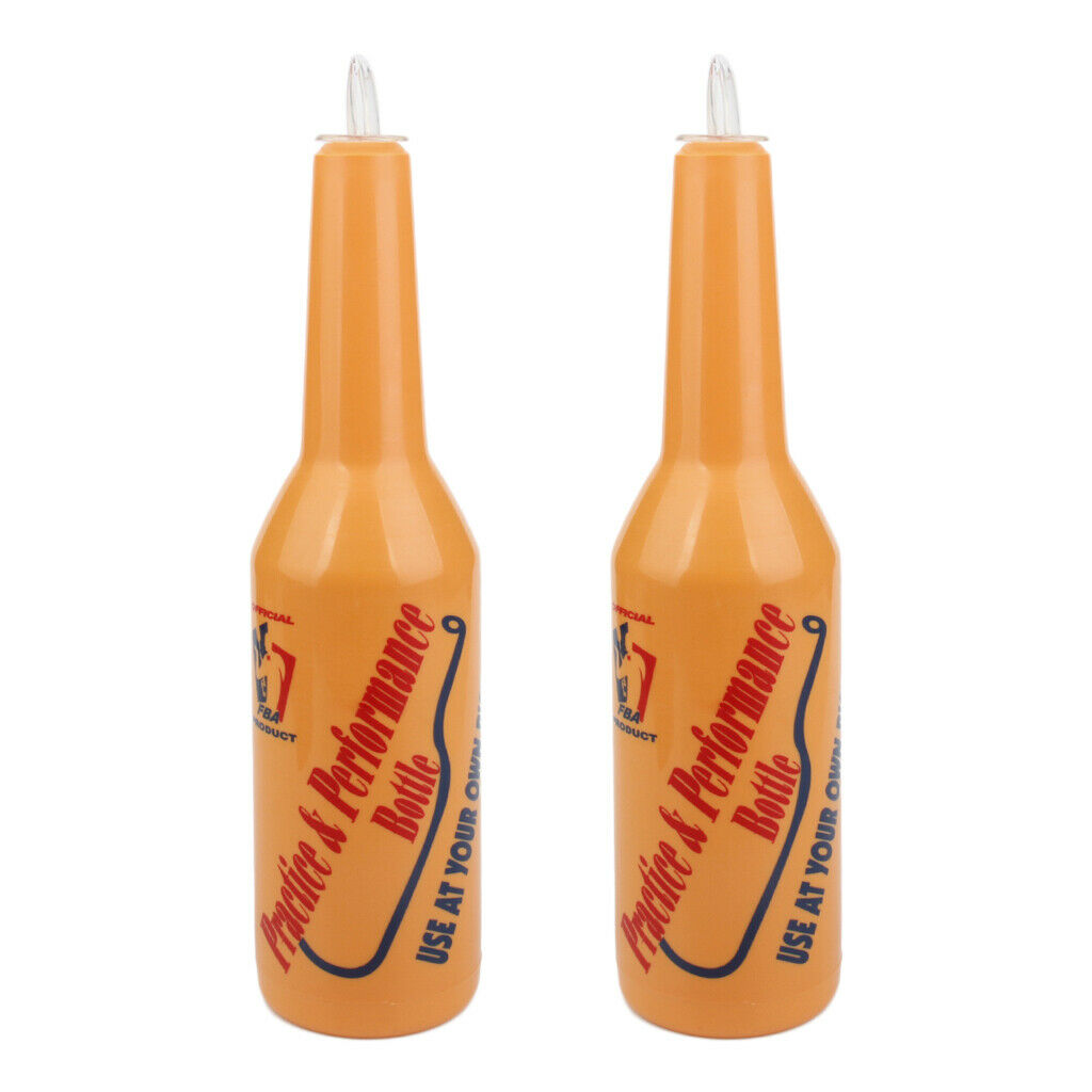 Bartender Practice Barmen Bar Pub Wine Cocktail Shaker Barware Orange 2 pack