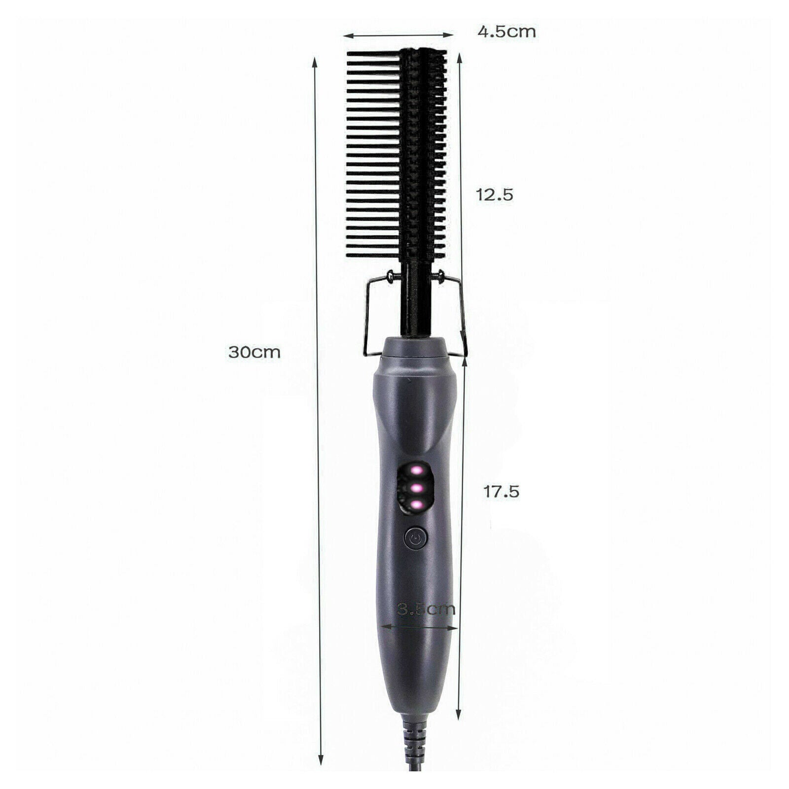 Hot Comb,Electric Heating Comb,Ceramic Comb Curling Iron Heated