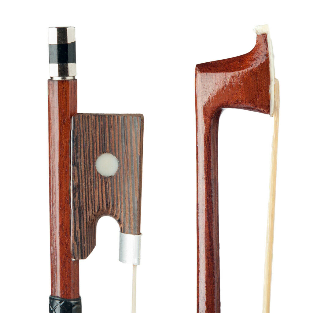 5 Pieces 4/4 Full Size Violin Bows Bright Sound for Students Beginners Kids