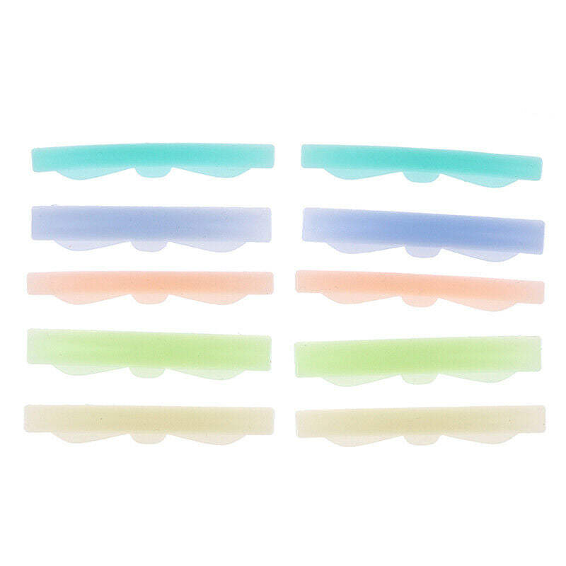 5Pair Eyelash Perming Pad Silicone Eyelashes Curler Reusable Patch Makeup To TL