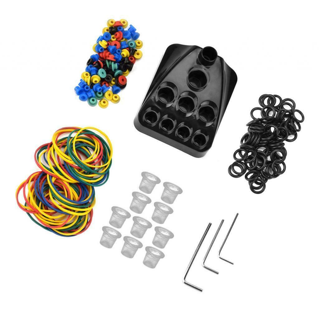 Soft Silicone Tattoo Rubber Bands Grommets Ink Holder Cups Tattoo Pen Stand