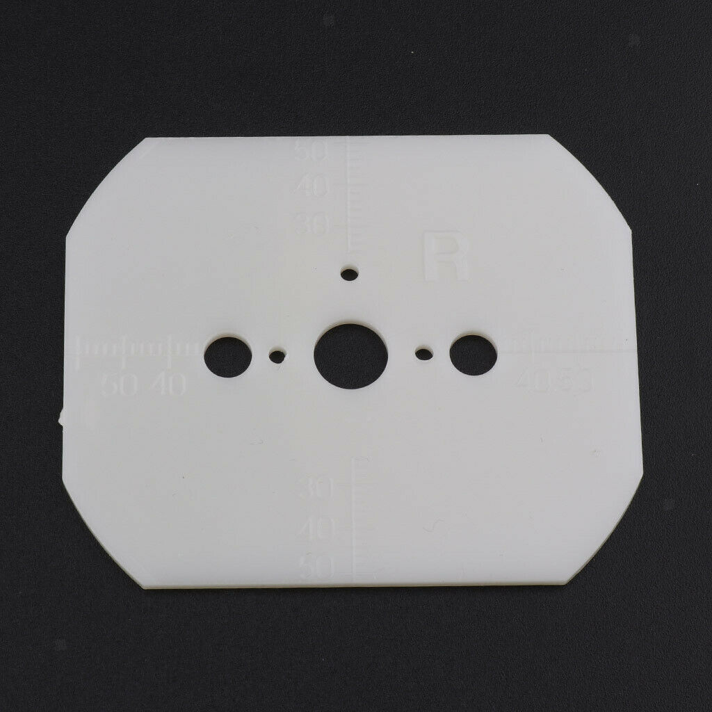70pcs PVC Glasses Processing Template 6.2 X 5.2 X 0.2cm