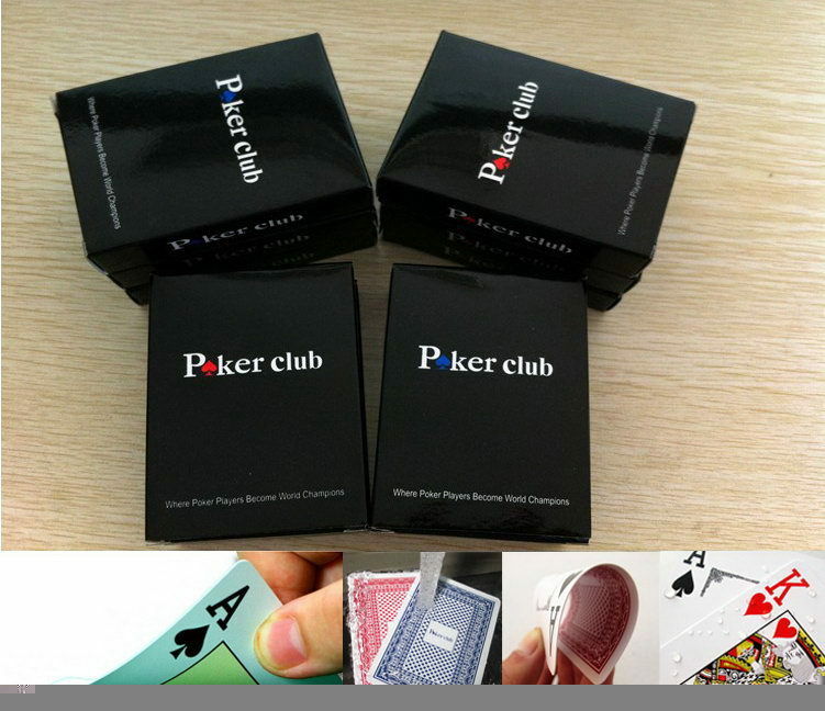 Free   100% PLASTIC Poker Size Good Playing Cards New