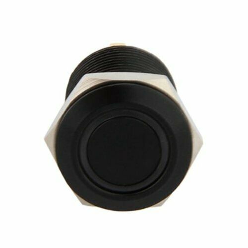 3V Pushbutton Switch Bell Push Bell Blue LED 12 mm Black O2O7