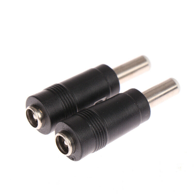 2Pcs DC Converter Head DC5.5 * 2.1 Female To 5.5 * 2.5 Male DC Power Adap.l8