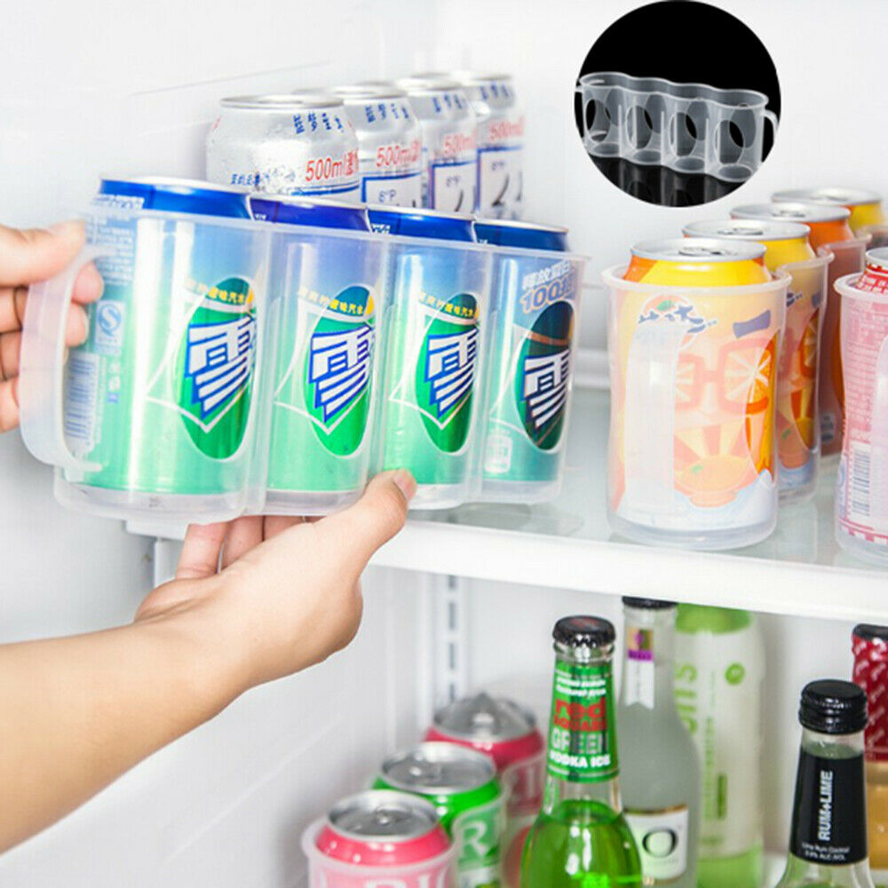Fridge Canned Drink Storage Box Creative Cola Drink Can Organizer Storage Rack