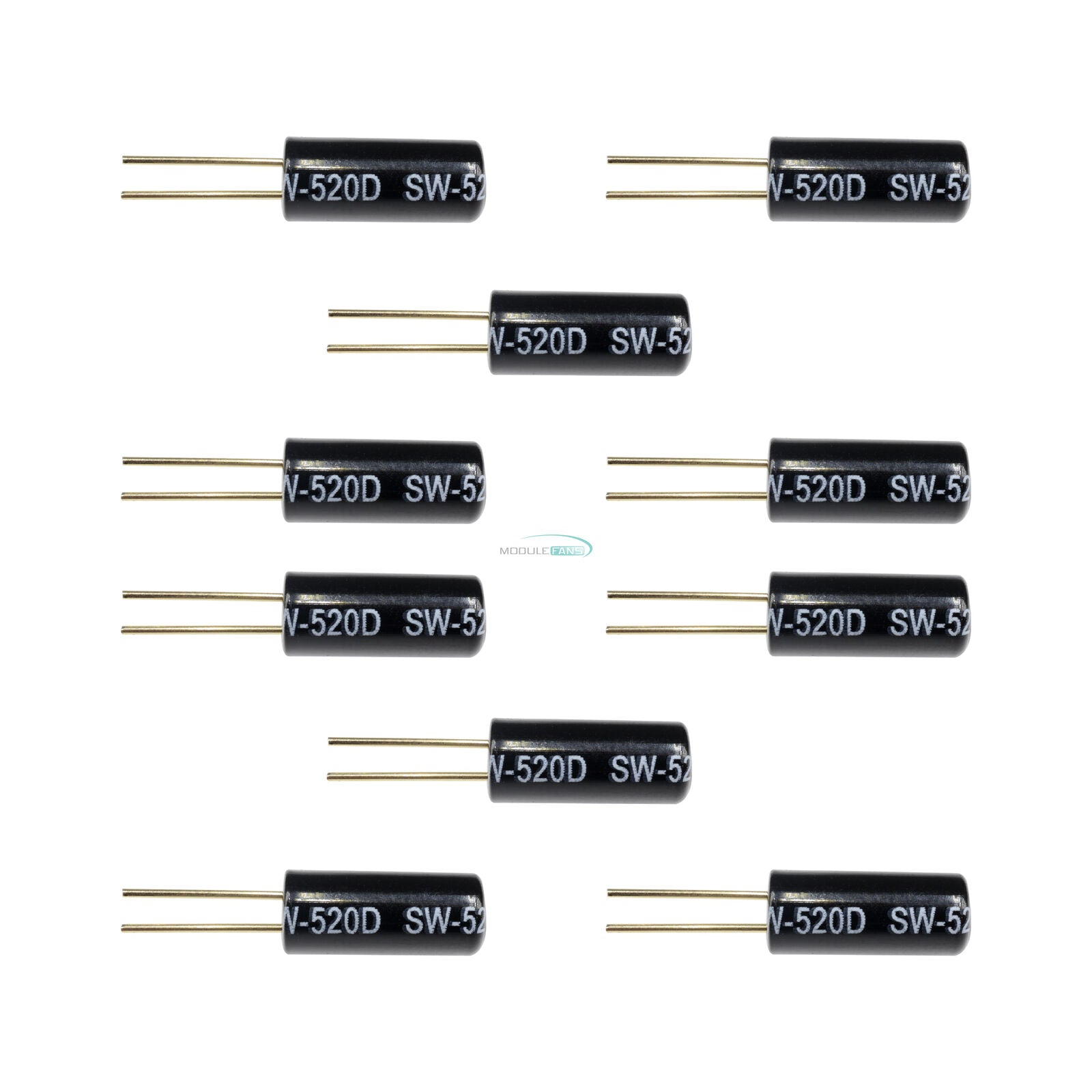 30PCS SW-520D Metal Ball Tilt Shaking Position Switches NEW