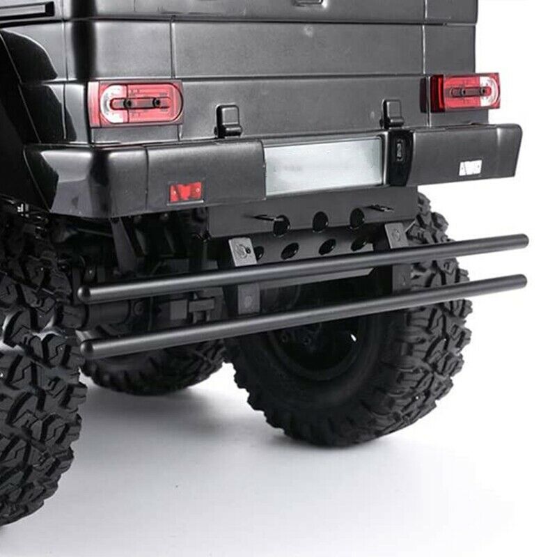 RC Car Parts Rear Bumper + Chassis Guard Set Black for 6 4 G500 G63 J5A4