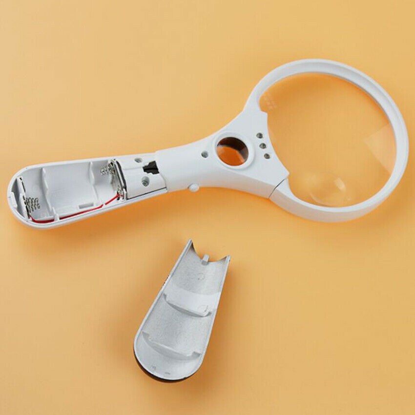 Magnifier Magnifying Glass Reading for Seniors loupe Jewelry With 3 LED 3 Lens