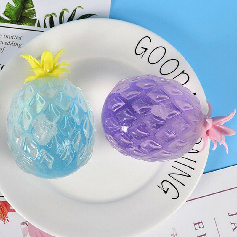 Flour Pineapple Toys Kids Soft Stress Balls Decompression Children's ToysA KX