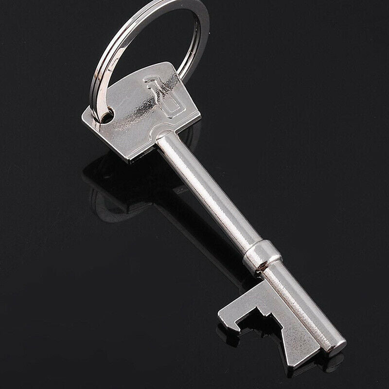 Portable Key Shape Bottle Opener Keyring Keychain Metal Beer Opener Party Tool