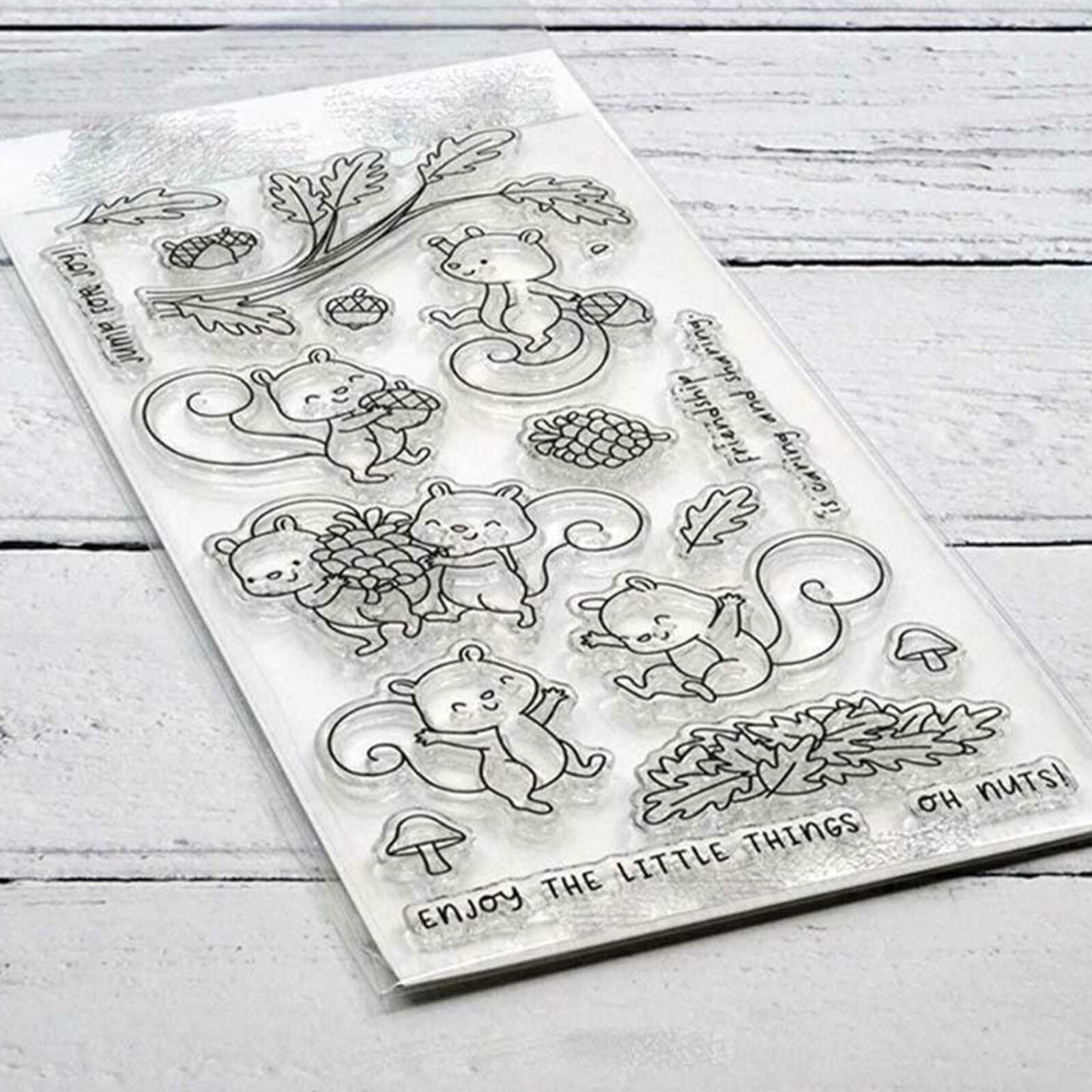 Squirrel Metal Cutting Dies Clear Stamp DIY Scrapbook Paper Card Embossing New